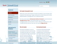 Tablet Screenshot of gc-advo.de